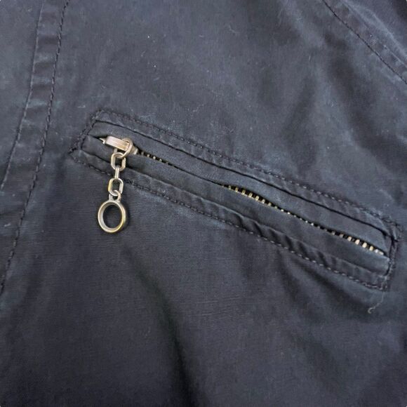 Vintage Polo Ralph Lauren Field Military Jacket XXL Black Buckle Pockets Zip - Picture 5 of 12